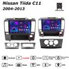 Android Car-Play Car Radio For Nissan Tiida C11 2004-2013 Multimedia Player Head Unit Stereo GPS Navigation BT WIFI,2+64GB