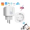 EU Standard Smart Tuya WiFi Socket Timer with Alexa Remote & Power Metering
