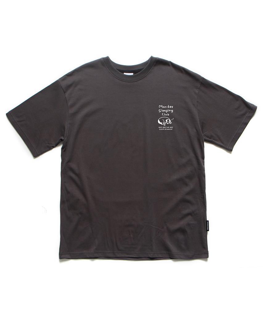 ABNORMALTHING Sleeping Club Oversized T-Shirt White