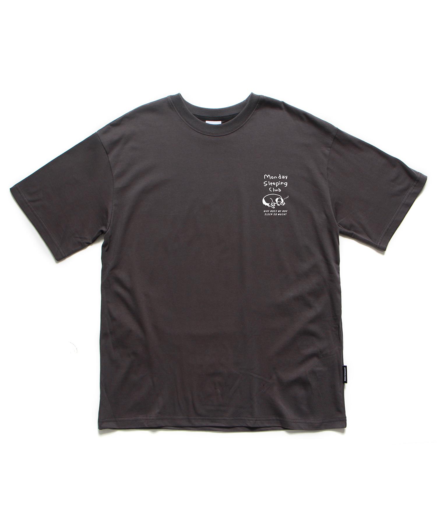 Appnol Mersing Sleeping Club Oversized T-Shirt Charcoal L