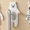 Klebende Haken Niedliches Tier Biegsam Selbstklebend PVC Cartoon Multifunktional Wiederverwendbar Hohe Last