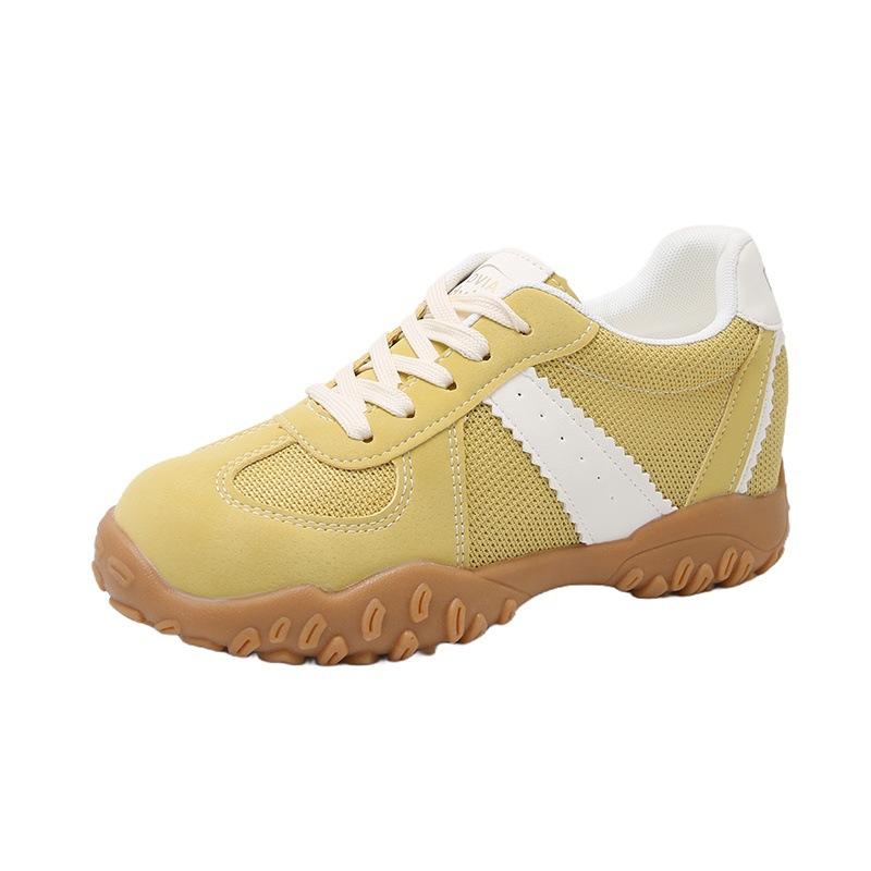 

Women s shoes summer single net German training shoes women s 2025 new breathable thin Forrest Gump shoes size 34 student soft-soled sports shoes 40 жёлтый