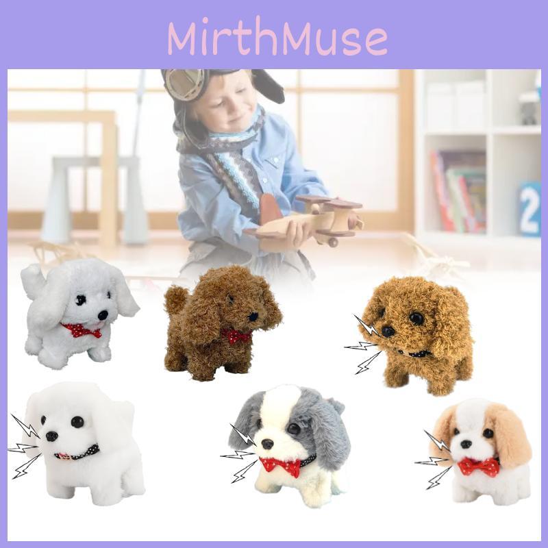 Interactive Soft Toy Dog With Walking And Sound Features For Child Engagement And Playtime