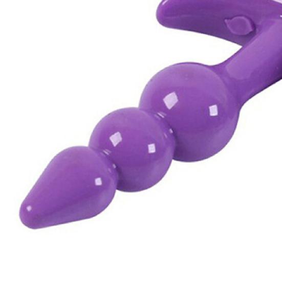 Sex Anal Plug Funny Ergonomic Transparent Large Butt Plug for Couple