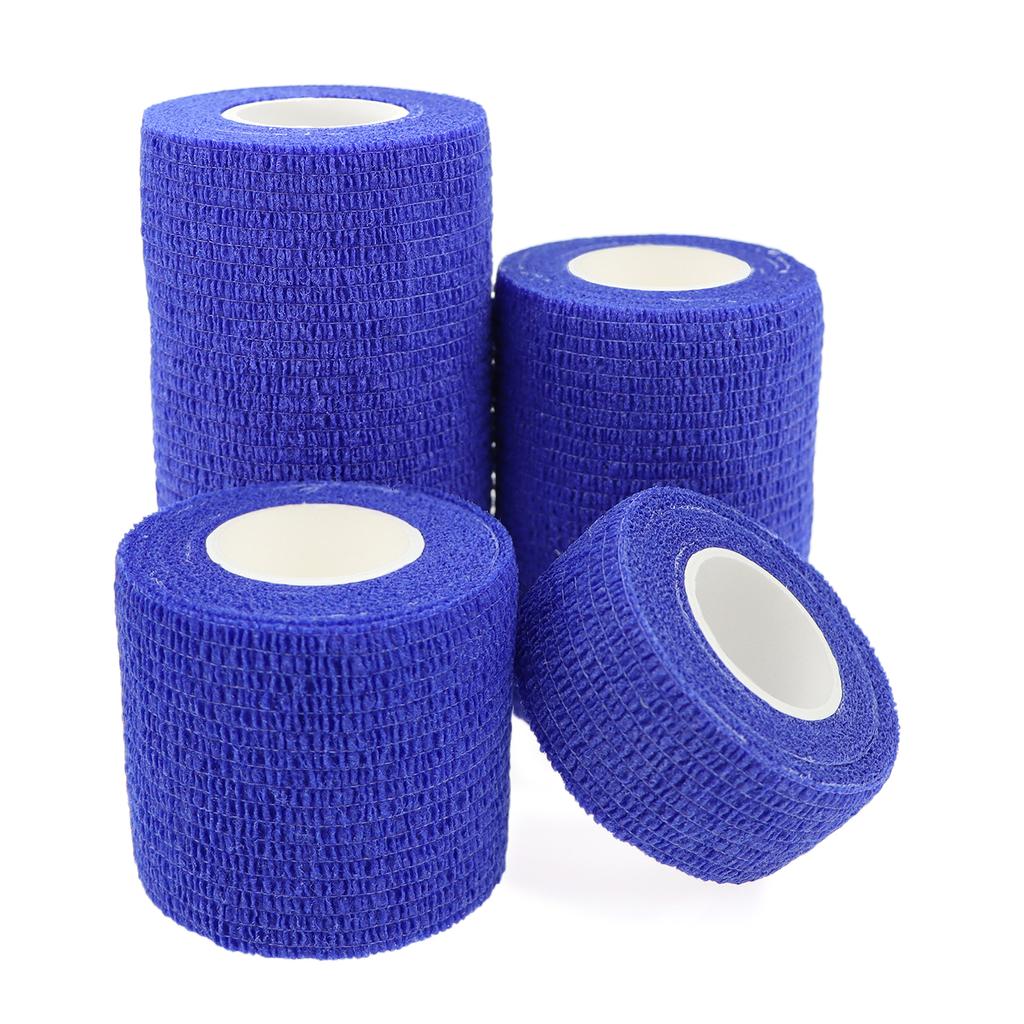 24 Pieces Elastic Bandage Tapes Athletic Tape Elastoplast Sports Recovery Strapping Gym Waterproof Muscle Relief Finger Ankle