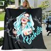 1pc Blanket Karol G Print Design, Lightweight Blanket for Sofa, Bed- Soft &Warm, Gift for All Seasons Like Christmas, Halloween
