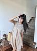 Sweet and cute bubble sleeve doll collar dress women's summer age reduction fashion thin a word short skirt