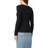 Polo Ralph Lauren Solid V-Neck Long Sleeve Sweater Women sweater Black 211891641-017