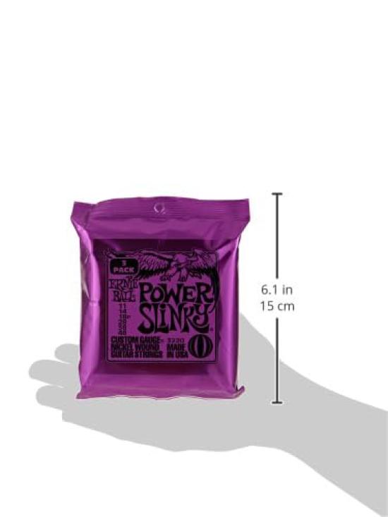 ERNIE BALL 3215 Electric Guitar Strings SKINNY TOP HEAVY BOTTOM SLINKY 3Set Pack [Genuine] (10-52)
