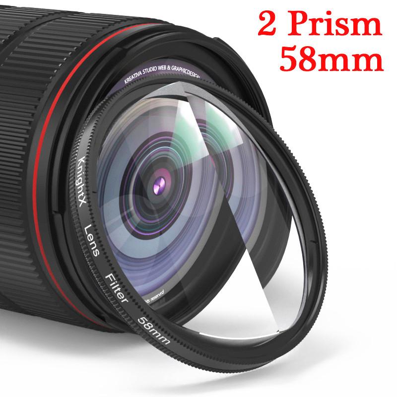 KnightX Special Effects Prism Lens Halo Fx Filter nd4 filter photography for canon nikon Sony DSLR SLR Camera 6
