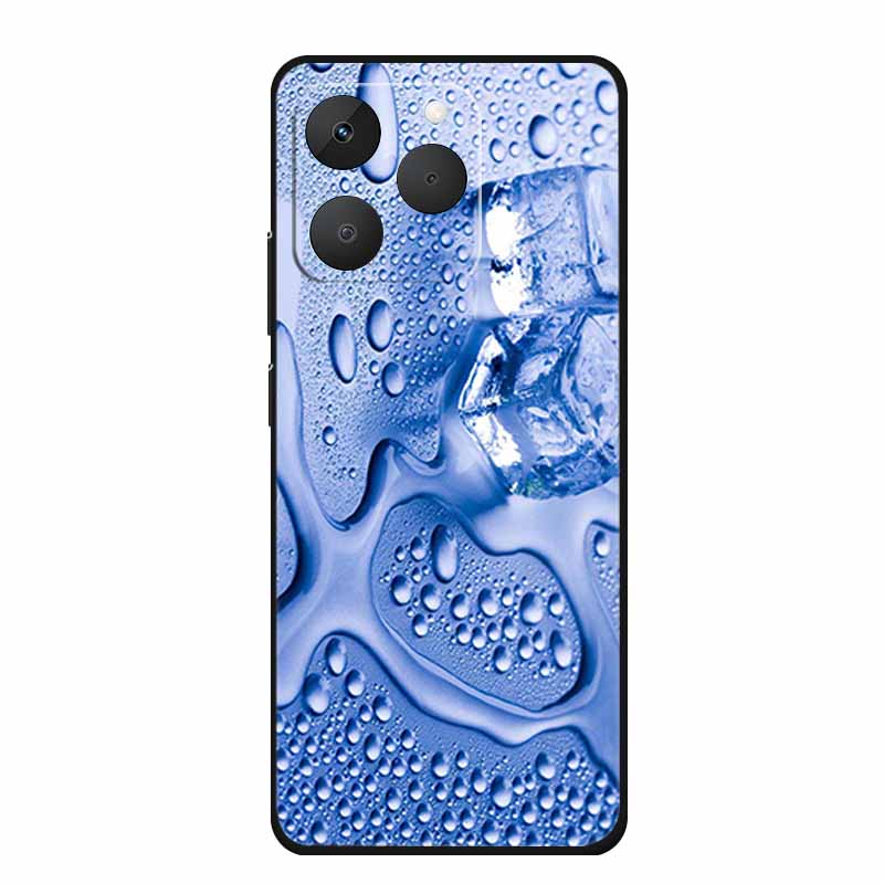 For Realme 15T Phone Case 15 T Fashion Picture Black Silicone TPU Soft Back Cover Case For Realme 15T 5G 2025 Case Realme15T Bag