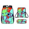 Incredibox Cartoon Pattern Backpack Shoulder Bag Pencil Case Three Set Piece