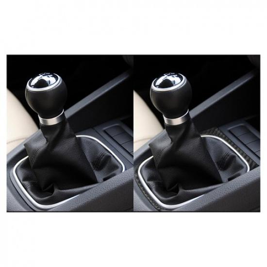 Carbon Fiber Interior Manual Gear Shift Cover Trim For Volkswagen Jetta Sedan