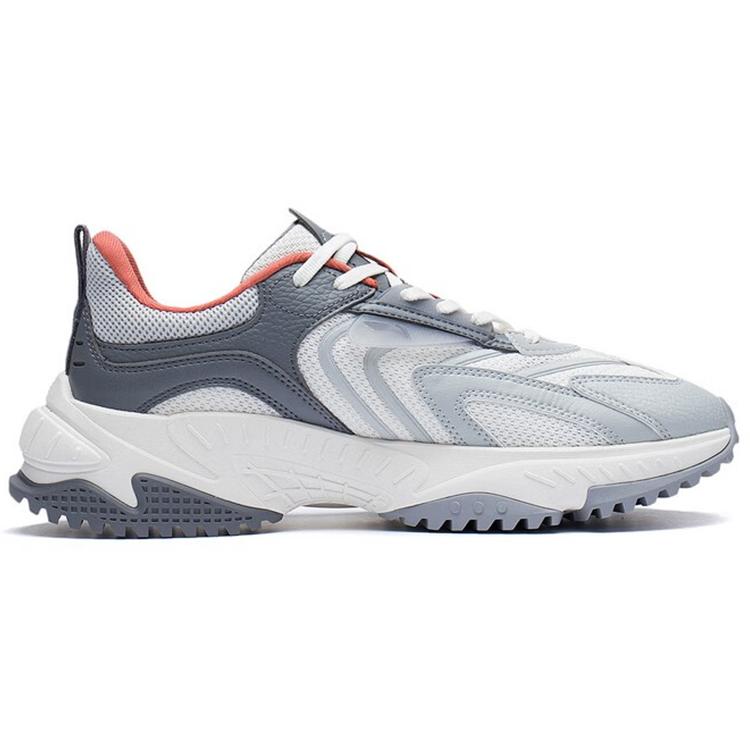 Li Ning Xingji Classic Cushioning Slip Resistant Abrasion Resistant Breathable Low top Sports Casual Shoes Men's AGCS263-3
