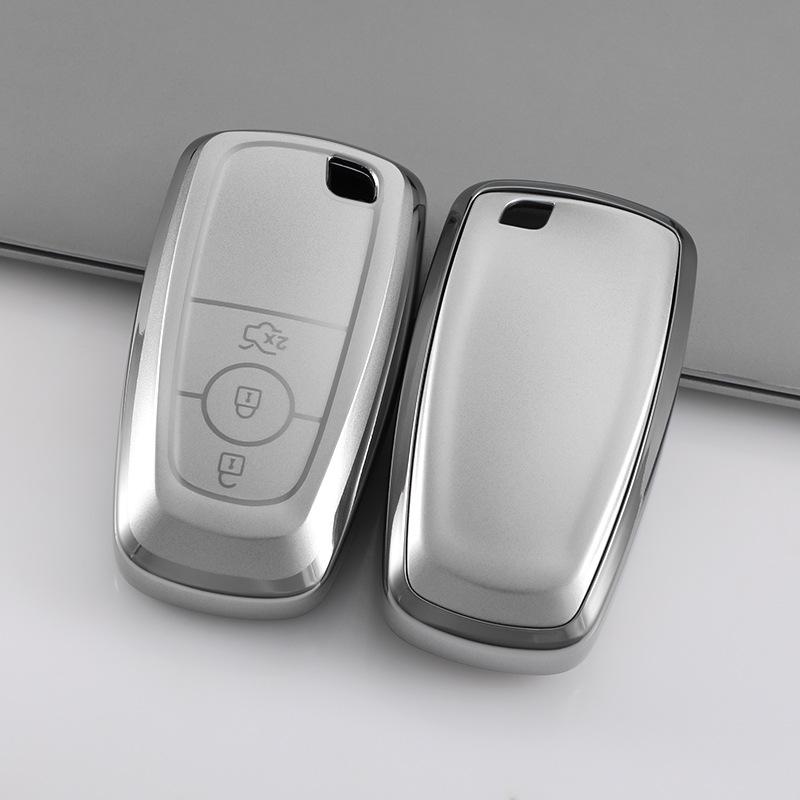 

Ford Focus Mondeo Escape Explorer Золотистый чехол для ключа с пряжкой