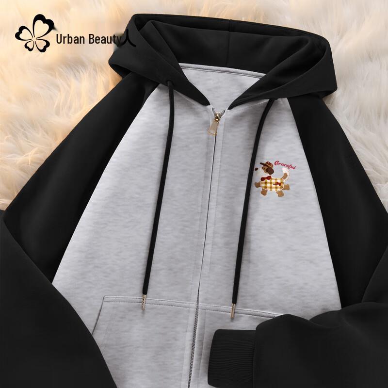 

Urban Lady Women s Hooded Zip-Up Cardigan Sweatshirt M