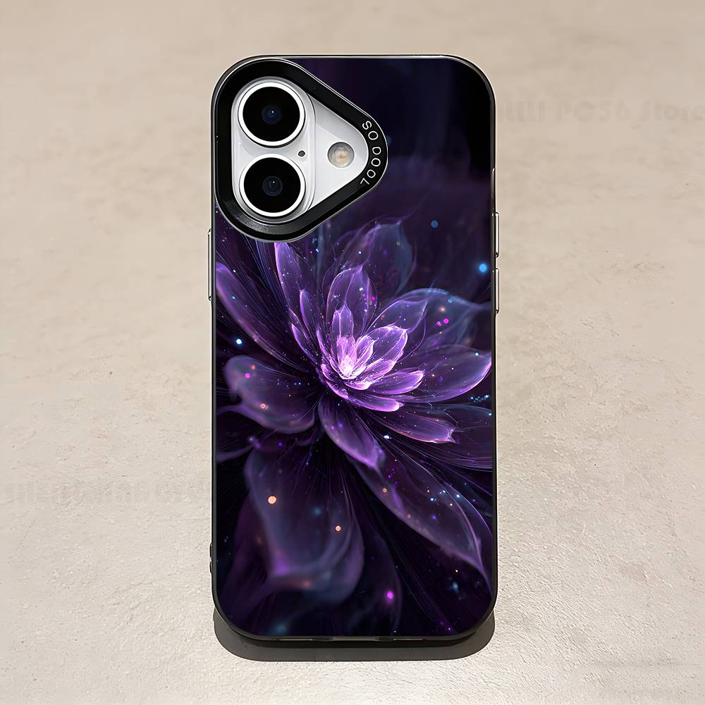 

Transparent Beautiful Flowers Case For IPhone 11 12 13 14 15 16 17 Pro Max XS X XR Cover iPhone13