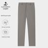 Langdeng Men's Straight Fit Business Casual Trousers