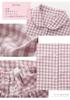 Kaitak Made In Japan by Japanese Cotton Blanket Shirt Long Check L Pink Check Family Craftsmen, Women's Pajamas, Sleeve, 100% Cotton, Pattern,