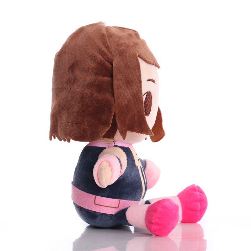 Hero Academia Plush Toy 24CM Anime Stuffed Dolls Midoriya Izuku Todoroki Shoto Bakugou Katsuki Ochaco Uraraka Children Birthday Gifts