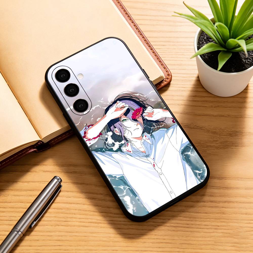 

R-Reze C-Chainsaw Man ARC Phone Case For Samsung Galaxy A73,A72,A71,A70,A53,A52,A51,Soft Silicone Black Cover Samsung a22 5g