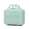 14"/19" 2-piece ABS spinner luggage set with combination lock & 14" cosmetic bag (mint green)