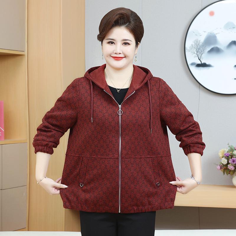 Stilvoller Trenchcoat in Übergröße für Frauen mittleren Alters und ältere Frauen - Herbst/Frühling Locker sitzend für neue Mütter