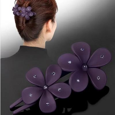 1pc Matte Flower Hair Clip Claws Women Fashion Hair Claw Clips for Girls Duckbill Clips Large Headwear Hair Accessories Hairpins