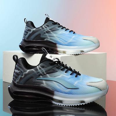 Men's Shoes Four Seasons Mesh Breathable Trend Versatile Casual Youth Running Casual Fashion Non-slip Heightening Dad Shoes