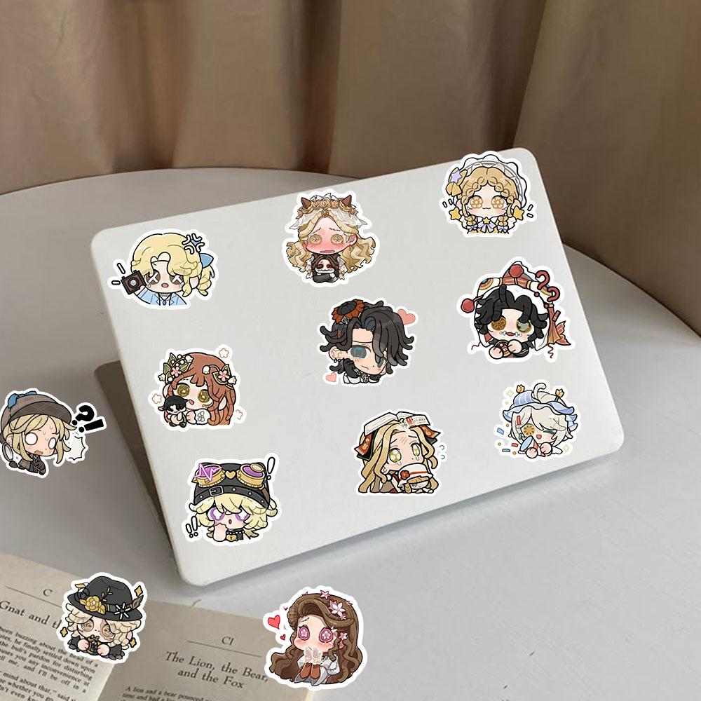 50Pcs Classic Character Identity V Game Peripheral Cartoon DIY Stickers Cute Decorations Journal Water Bottle Stickers