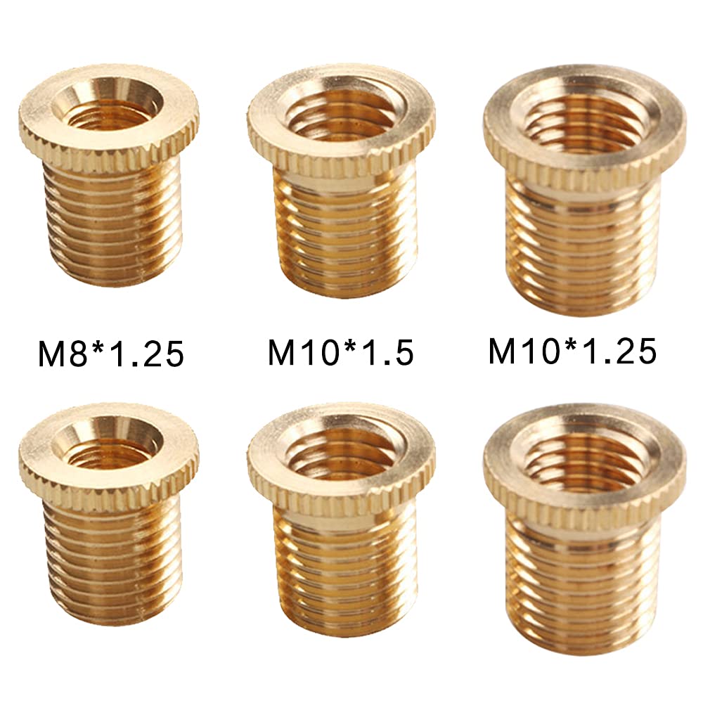 6pcs Shift Knob Adapter Universal Car Shift Replacement Screw Shift Lever Screw Luminium Alloy