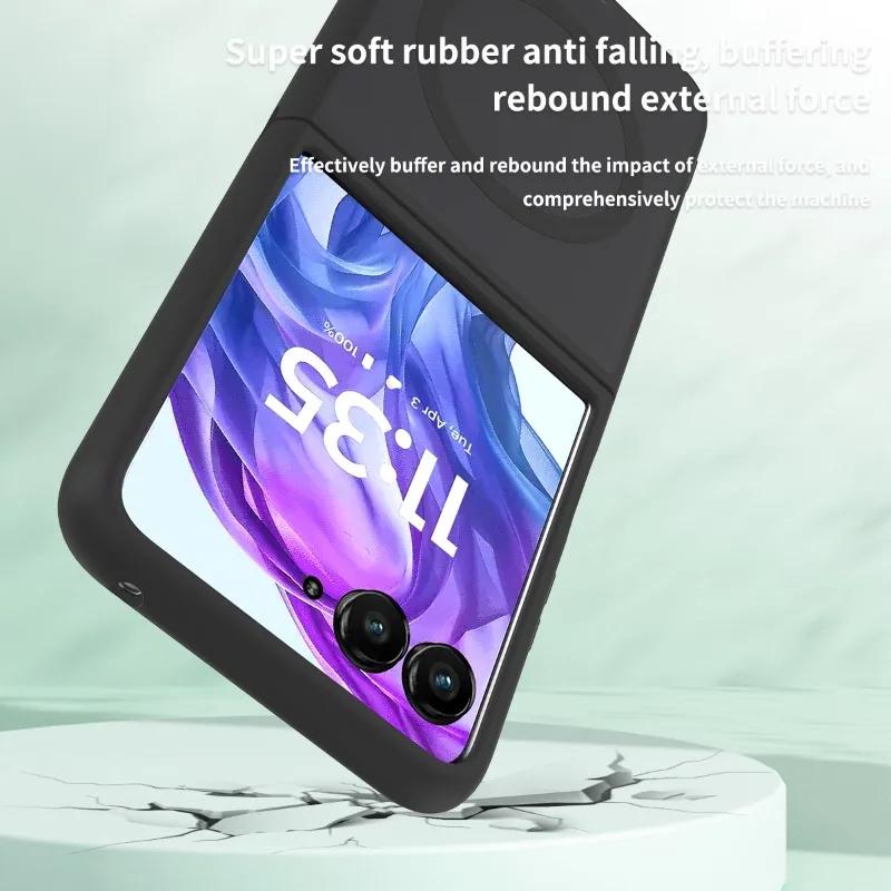 Für Motorola Razr 60 Ultra Hülle für Magsafe Magnetische Matte Abdeckung für Moto Razr 60 50 Ultra Razr + 2025 Stoßfeste Harte Bumper