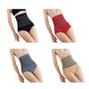 Tummy Control High Waisted Underwear for Women Plus Size Full Coverage Panties Soft Stretch Ladies Briefs