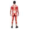 Herren Muskel-Tights Jumpsuit Halloween Body Digitaldruck Jumpsuit Herren