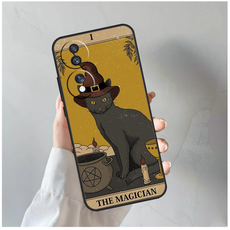 Witch Cat Phone Case For Honor X8b X9b X8 X9 X6a X7a X8a X9a Honor Magic 6 Pro 5 Lite 50 70 90 Cover
