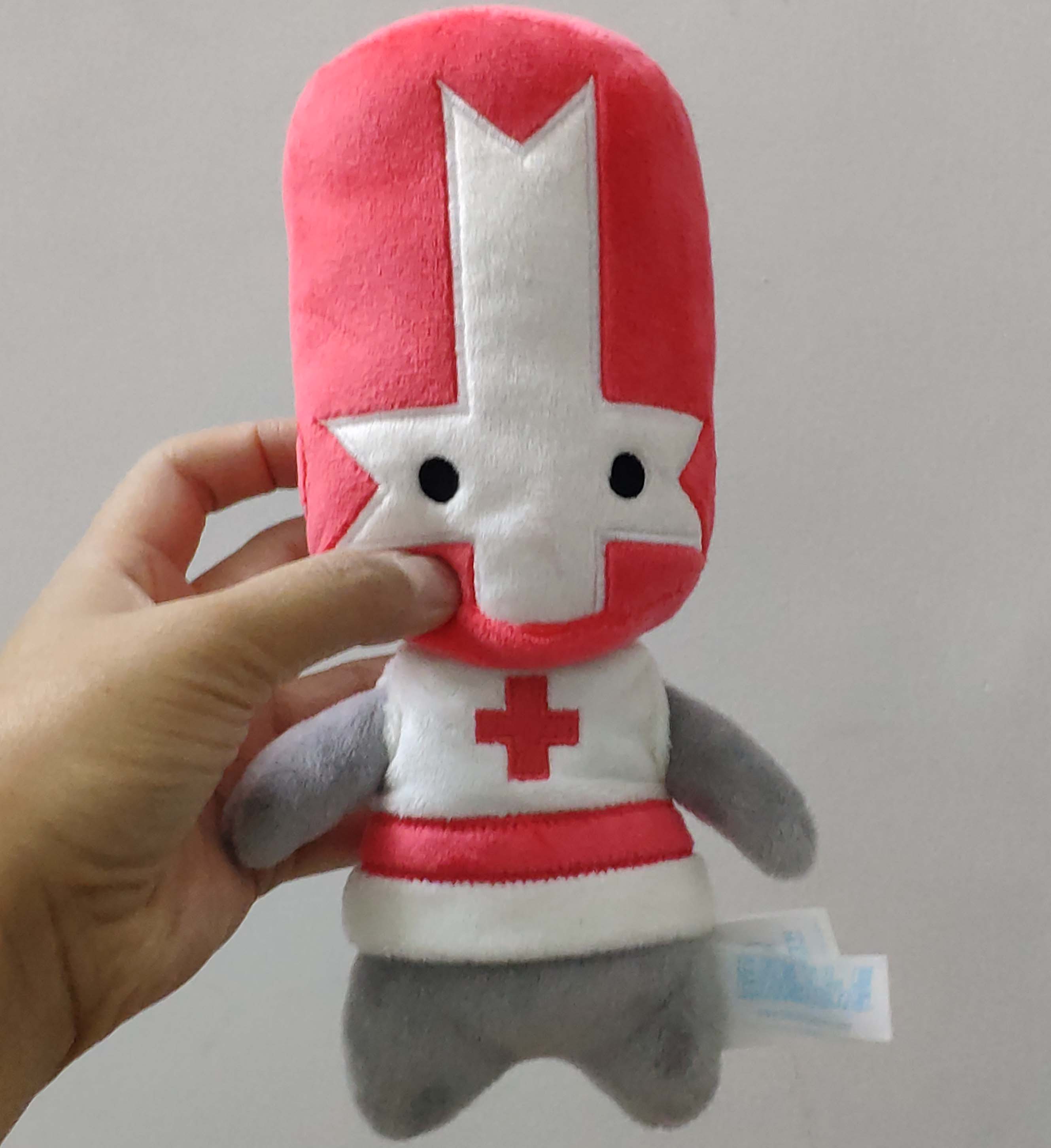 Castle Crashers Rode Oranje Ridder Knuffel Nieuw 20cm red