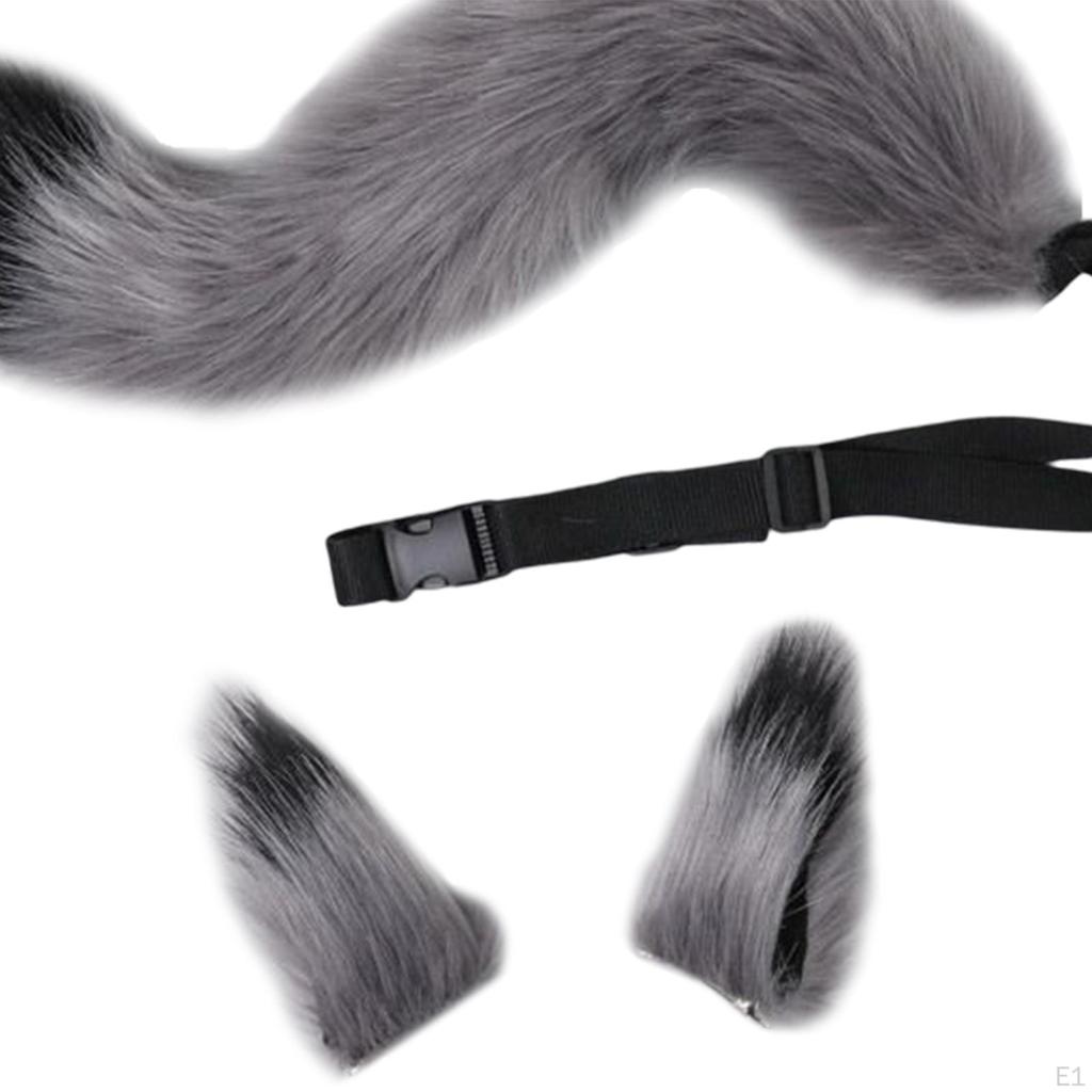 Ears Tail Cosplay for Party Adults Children