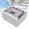 Electrical Junction Box, ABS Plastic Circuit Breaker Box with Locking Function, IP66 Rain Proof Outdoor Distribution Junction Box with Transparent Cov
