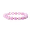 Elegant Small Sugar Cubes Bracelets Glossy Colorful Hand Chains Simple Crystal Glass Chain  Girls