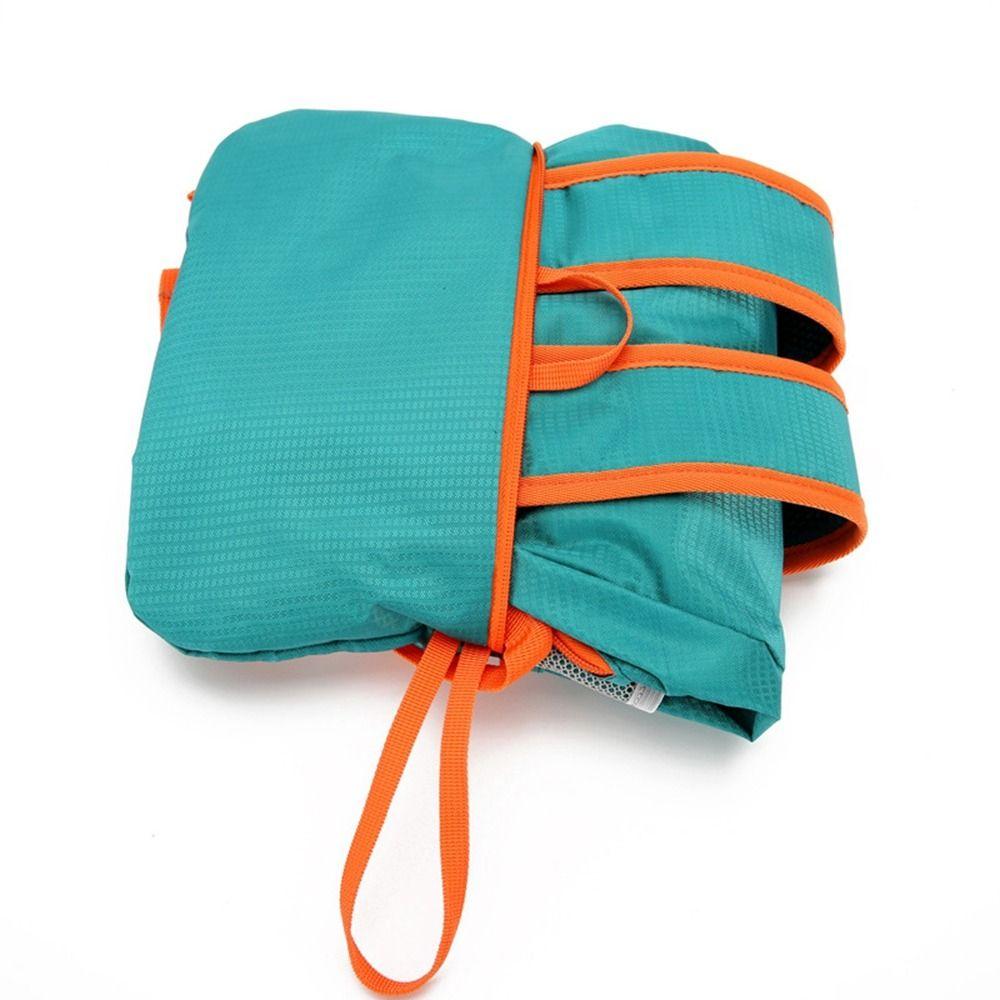 

Waterproof Foldable Backpack Folding Lightweight Nylon Bag Casual Climb Bag Sports синий