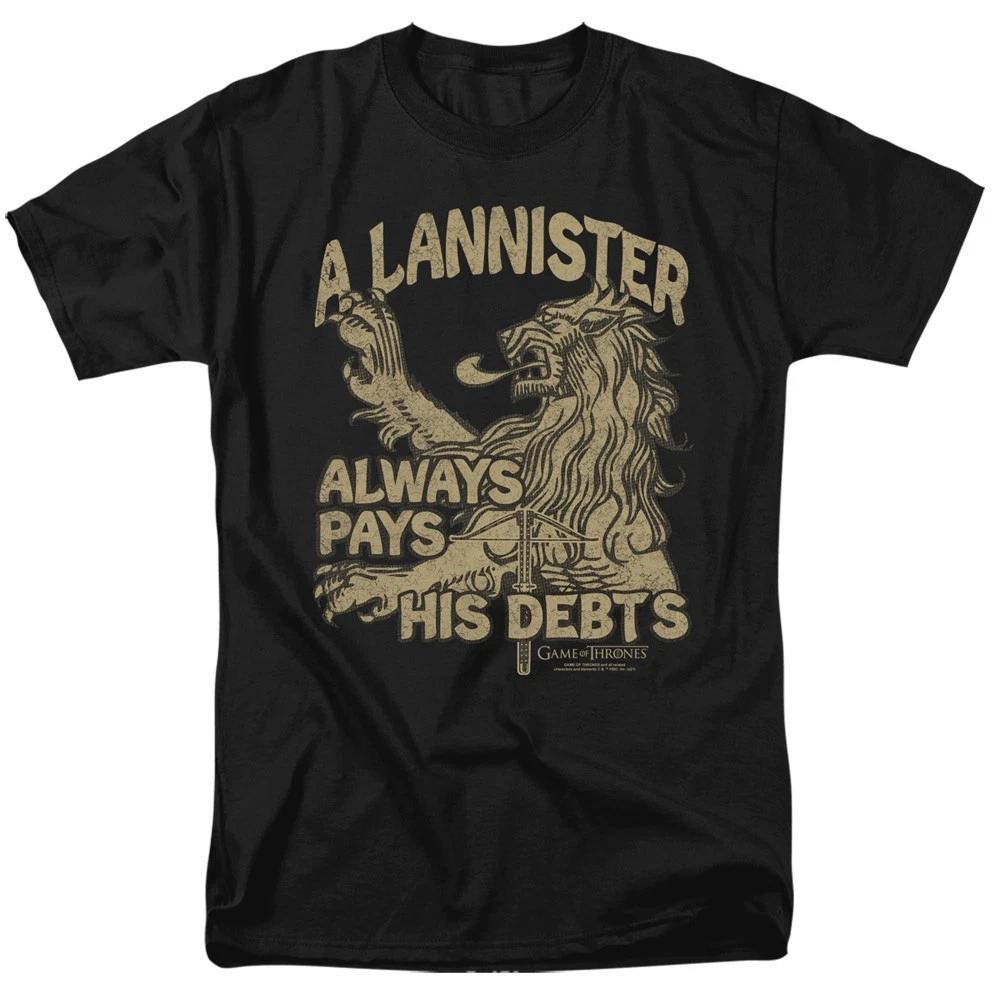 Game Of Thrones - Debts - Unisex Short Sleeve Children s T-shirt - Black 140