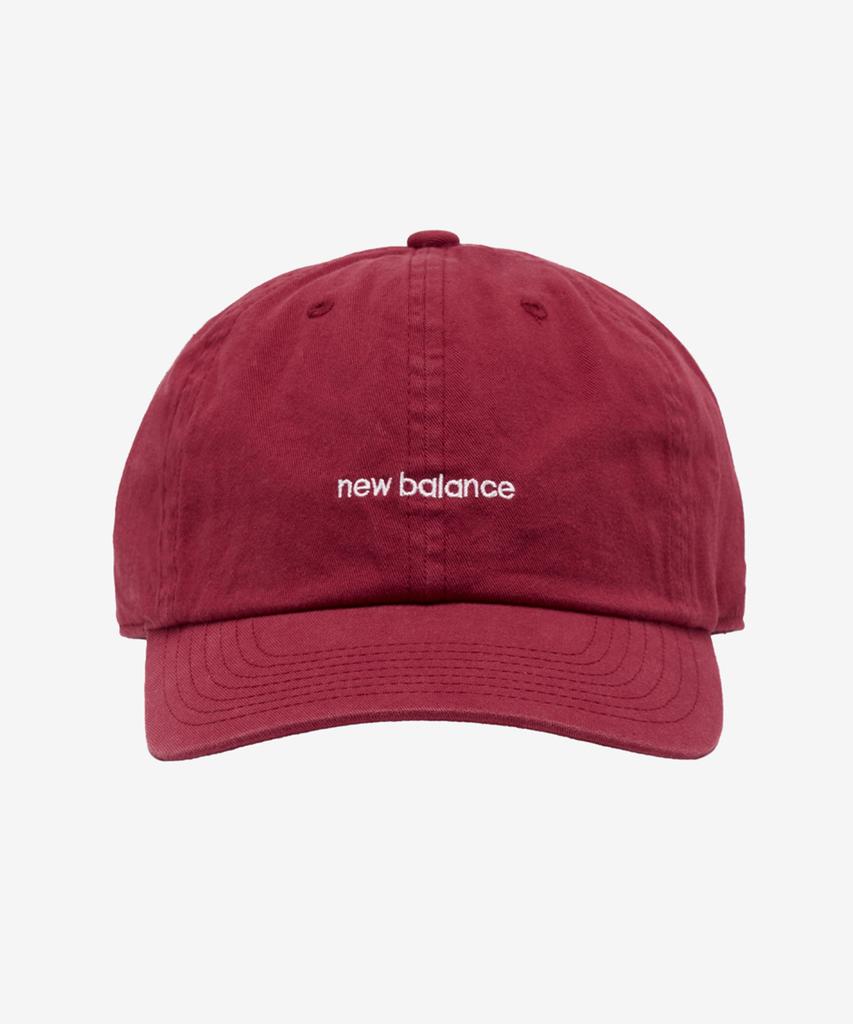 Nyuballanseu Nbgdgs1102 / Letter Logo Ball Cap (Red)