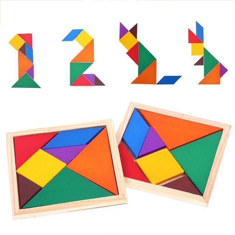 Children Puzzle Toys Color And Shape Cognition Educational Montessori Early Learning Geometric Shape Wooden Toy Kid Gift TMZ