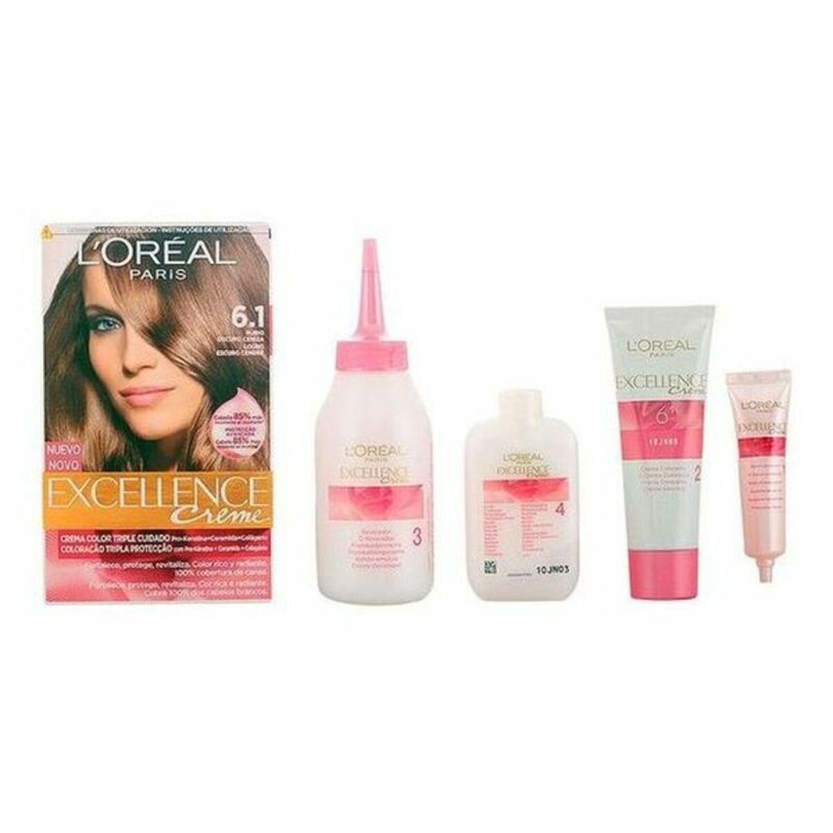 

L Oreal Make Up Excellence Permanent Dye Dark Ash Blonde No. 9.0-very light ruby No. 8.0-light ruby 192 ml