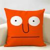 Aesthetic Art JJeanJullien Cushion Cover Natural Linen Organic Fabric DoubleSided Printing Room Sofa Decor Pillow Case