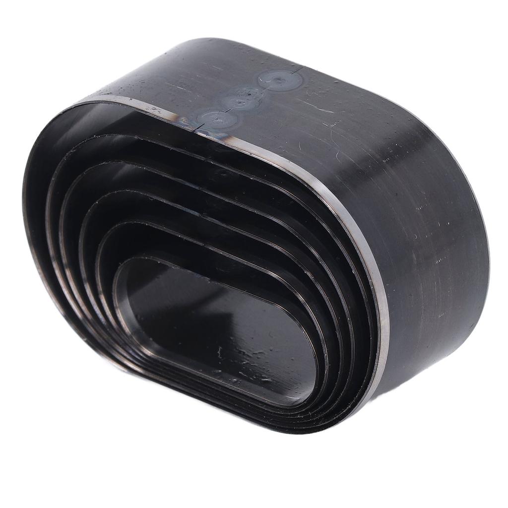 6-teiliges Set Lederschneidformen 35 40 45 50 55 60 mm Langer Durchmesser Elliptische Form Leder Hohl