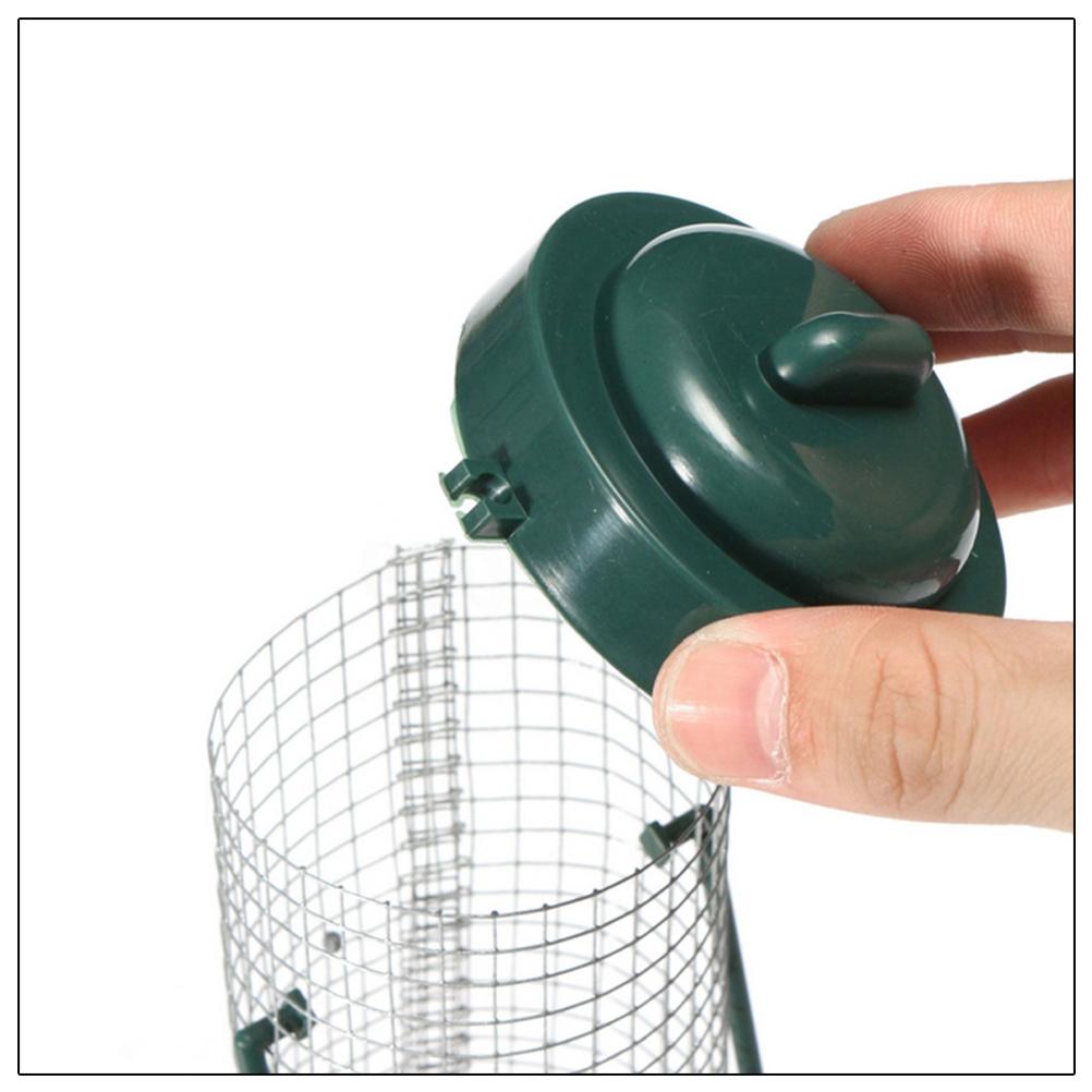 Plast Fuglemater Wire Grids Bird Wild Outdoor Garden Hengende Mater