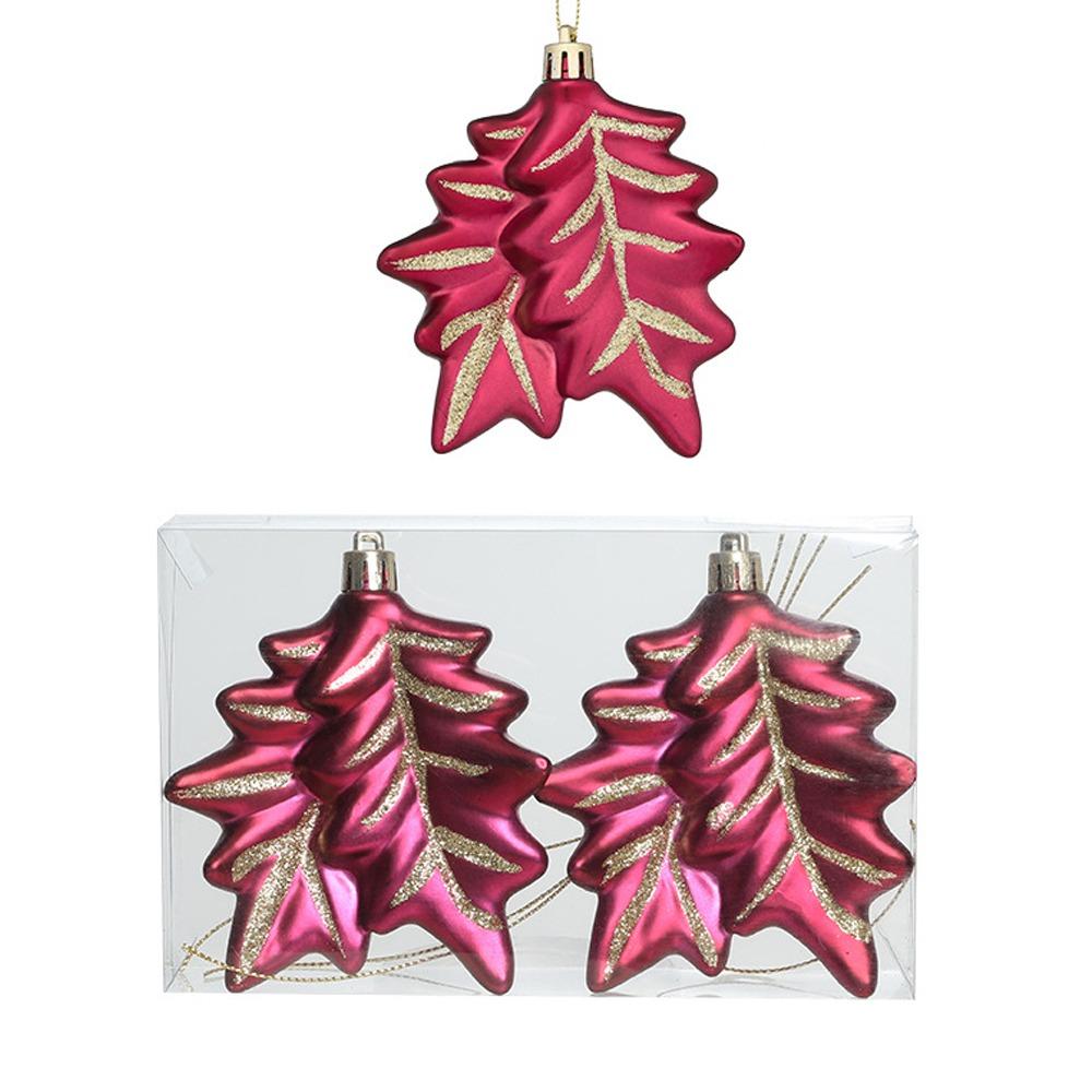 Shatterproof Christmas Cane Candy Ornaments Rose Red Merry Christmas Decor  Wedding Party