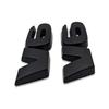 2x Black Metal V6  Emblem 3D V-6 Engine Bagde Car Fender Sticker Sport Decal