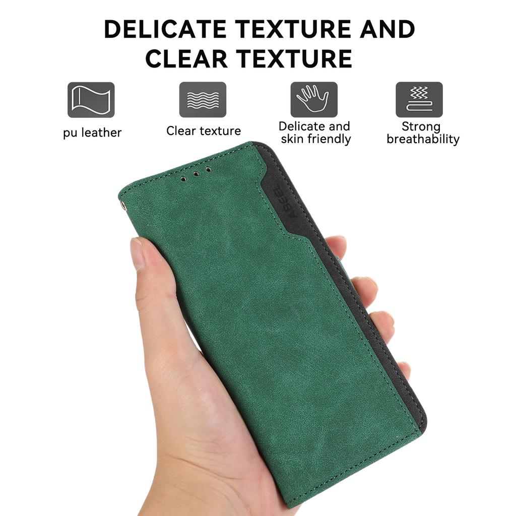 ABEEL For Honor 400 Case Color Splicing Leather Flip Phone Cover RFID Blocking